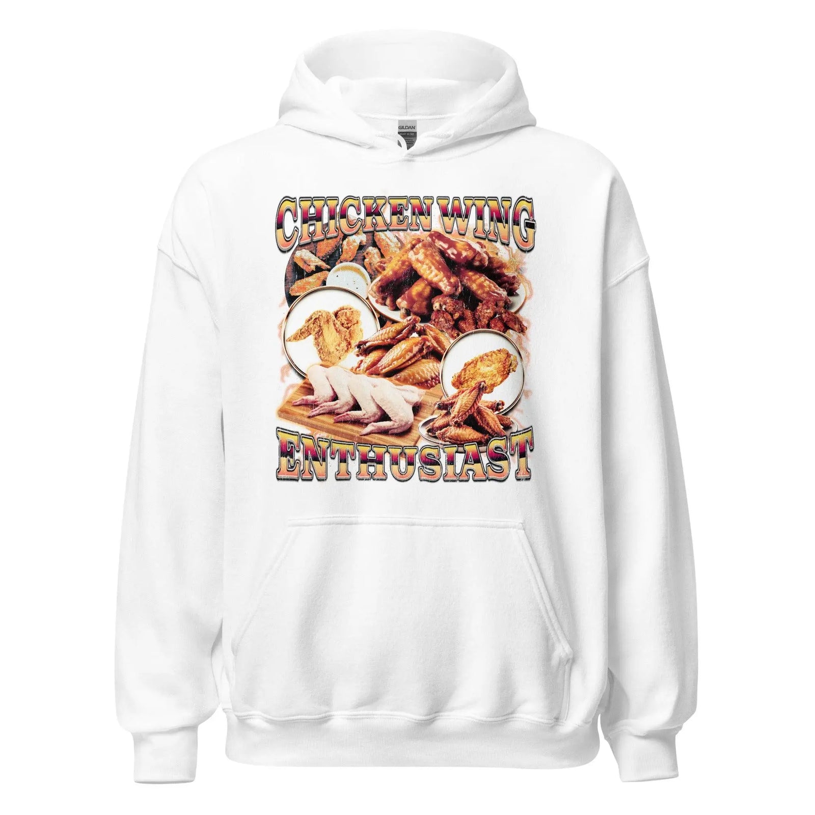 Chicken Wing Enthusiast Hoodie - Orbital Clothing