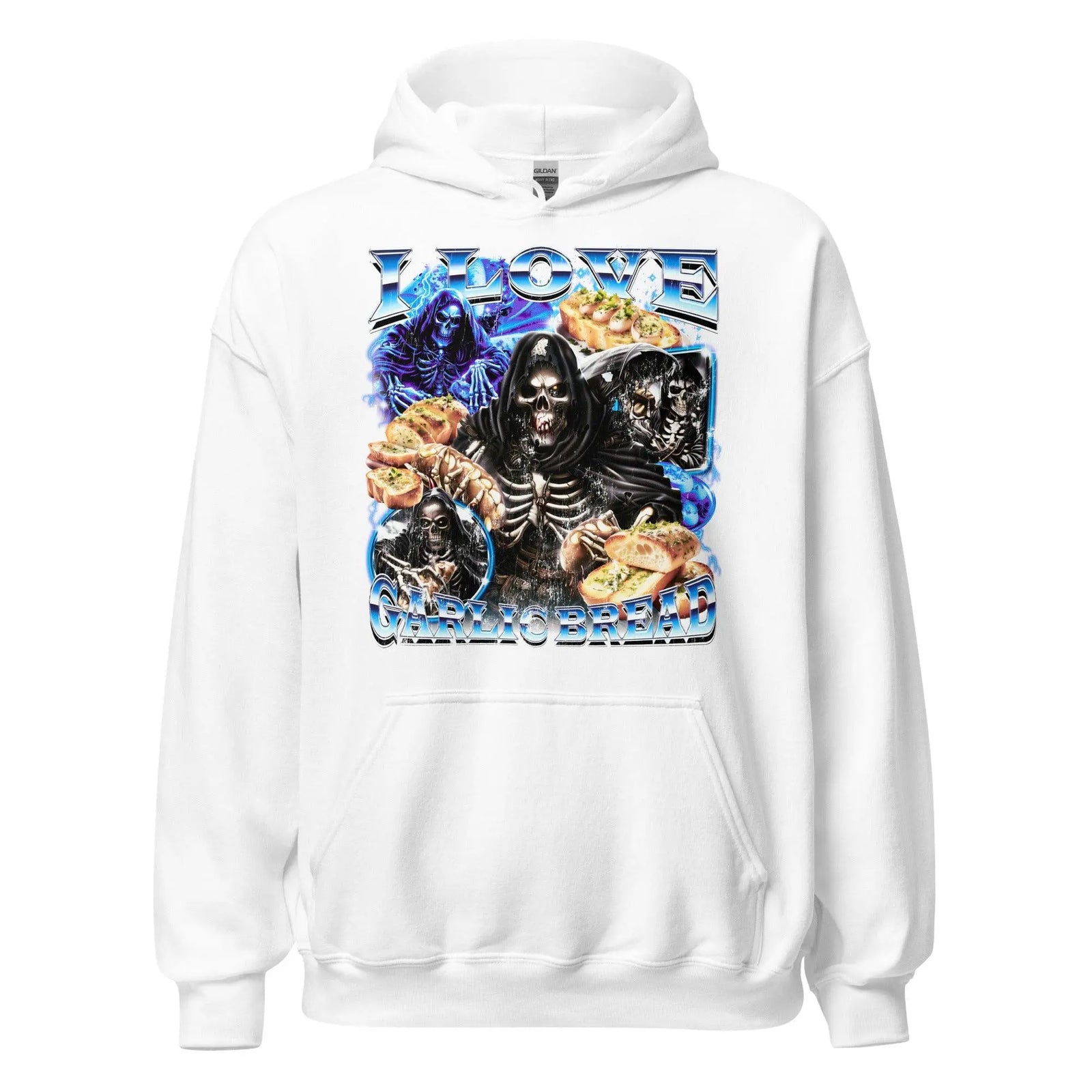I Love Garlic Bread Hoodie - Orbital Clothing