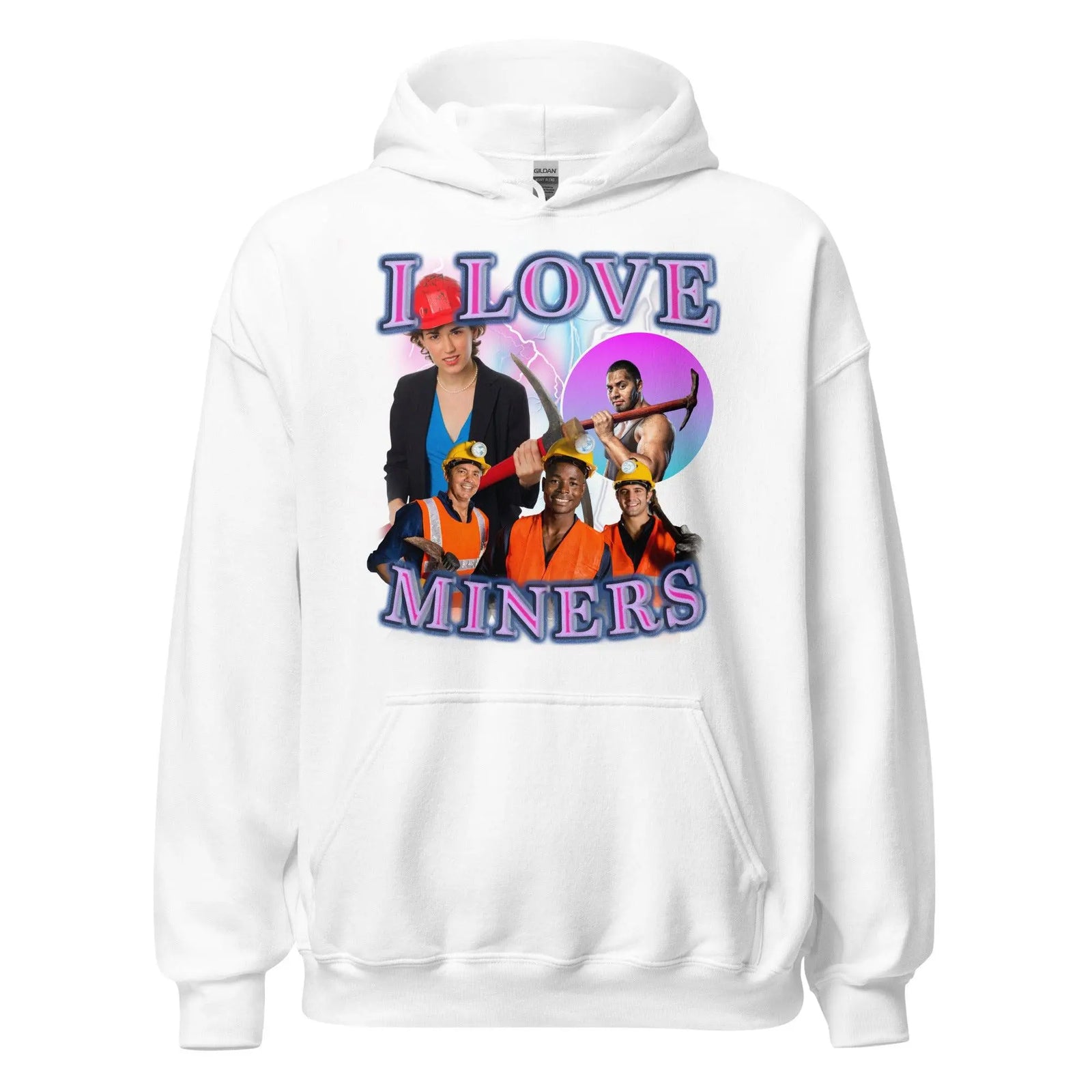 I Love Miners Hoodie - Orbital Clothing