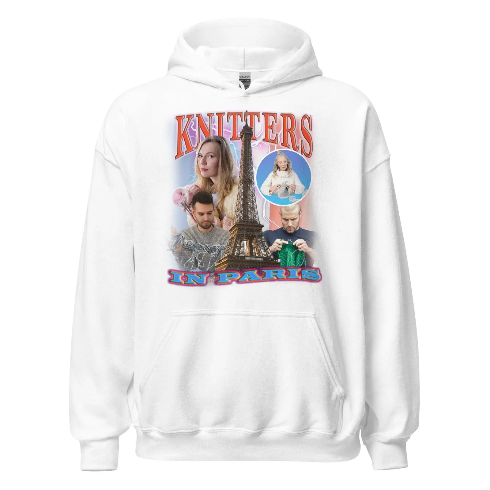 Knitters in Paris Hoodie - Orbital Clothing