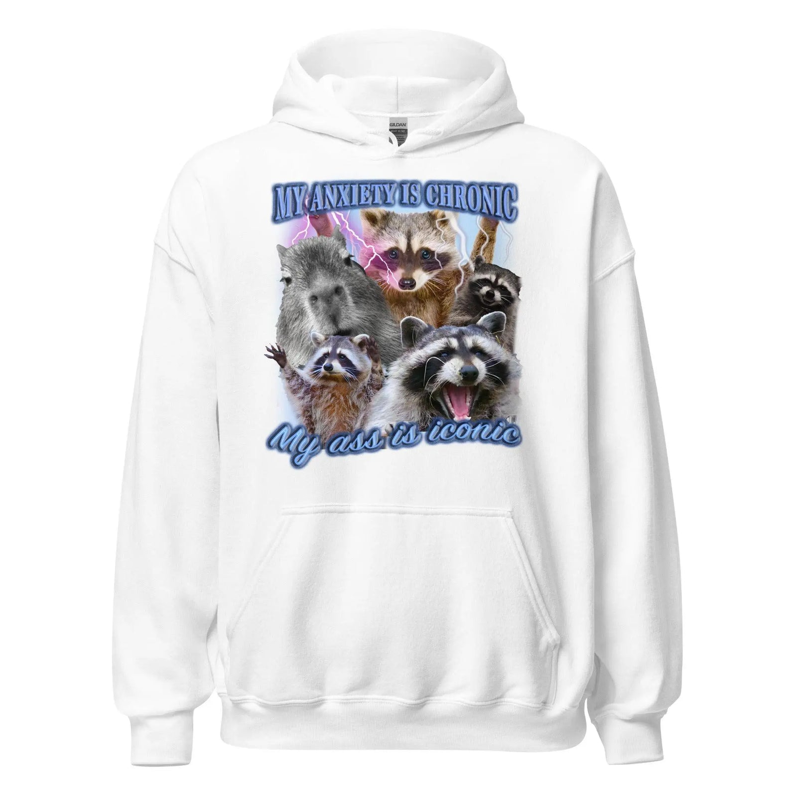 My Anxiety is Chronic My Ass is Iconic Hoodie - Orbital Clothing