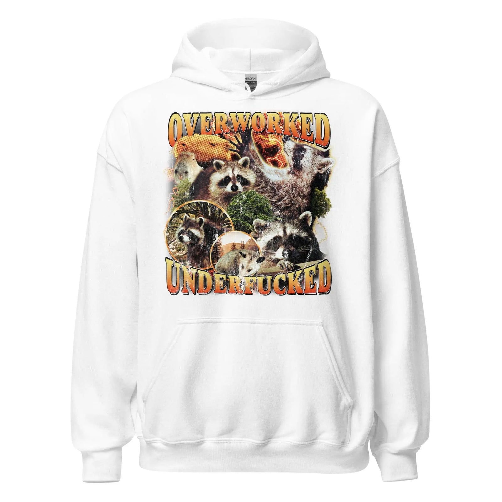 Overworked Underfucked Hoodie - Orbital Clothing