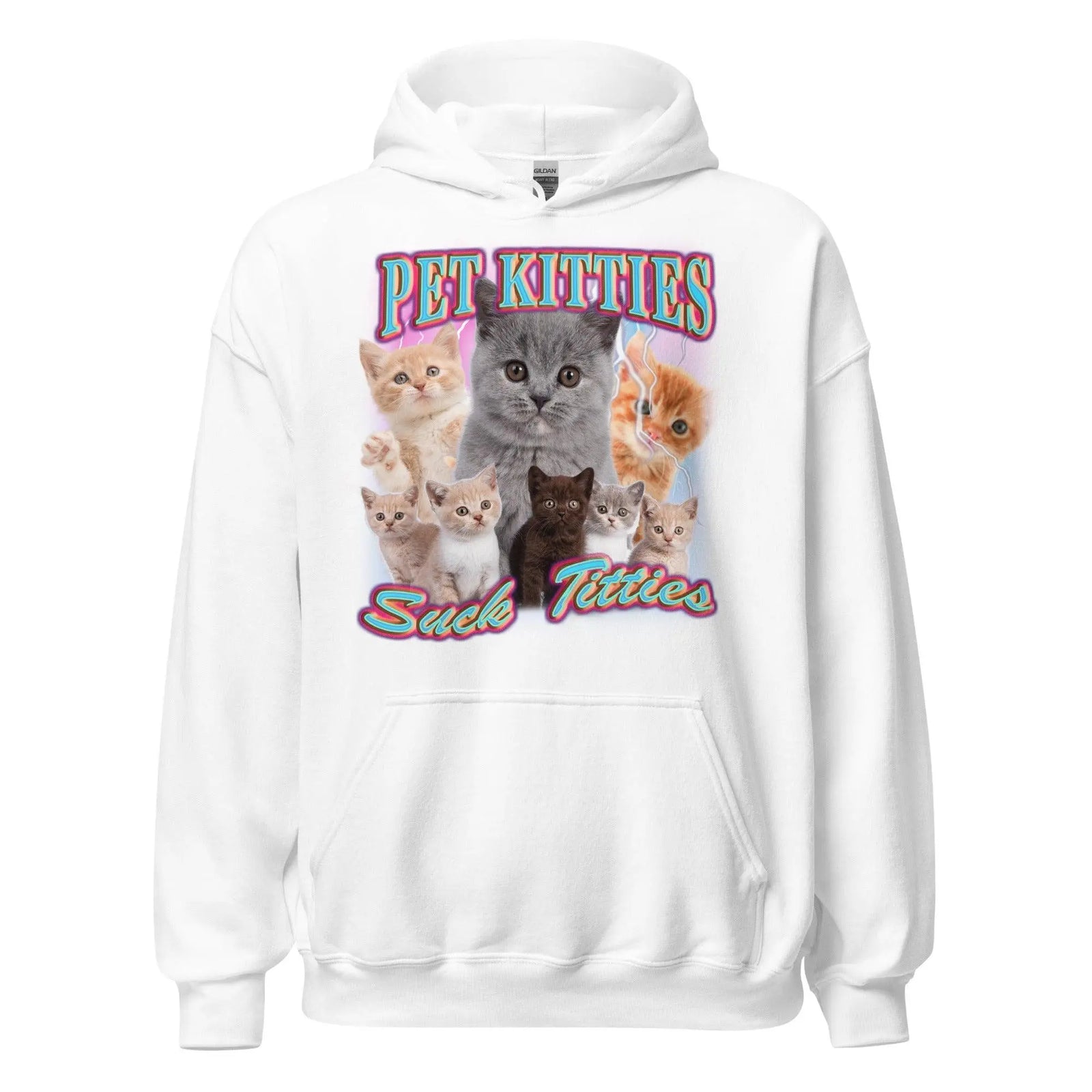 Pet Kitties Suck Titties Hoodie - Orbital Clothing