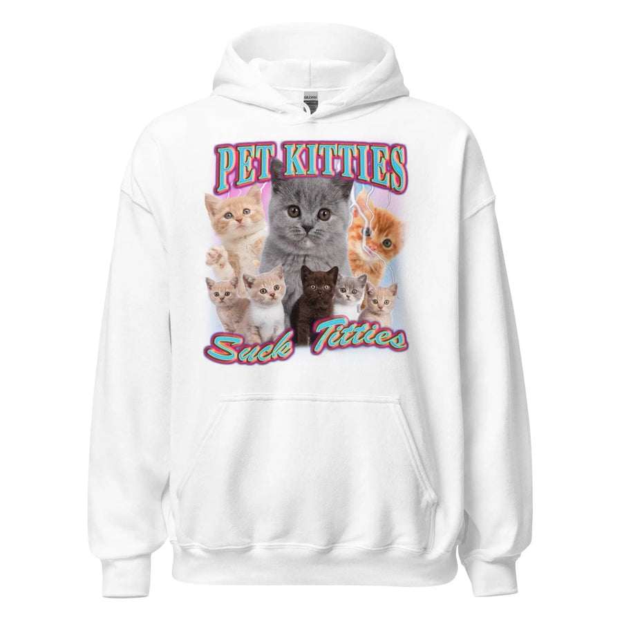 Pet Kitties Suck Titties Hoodie - Orbital Clothing