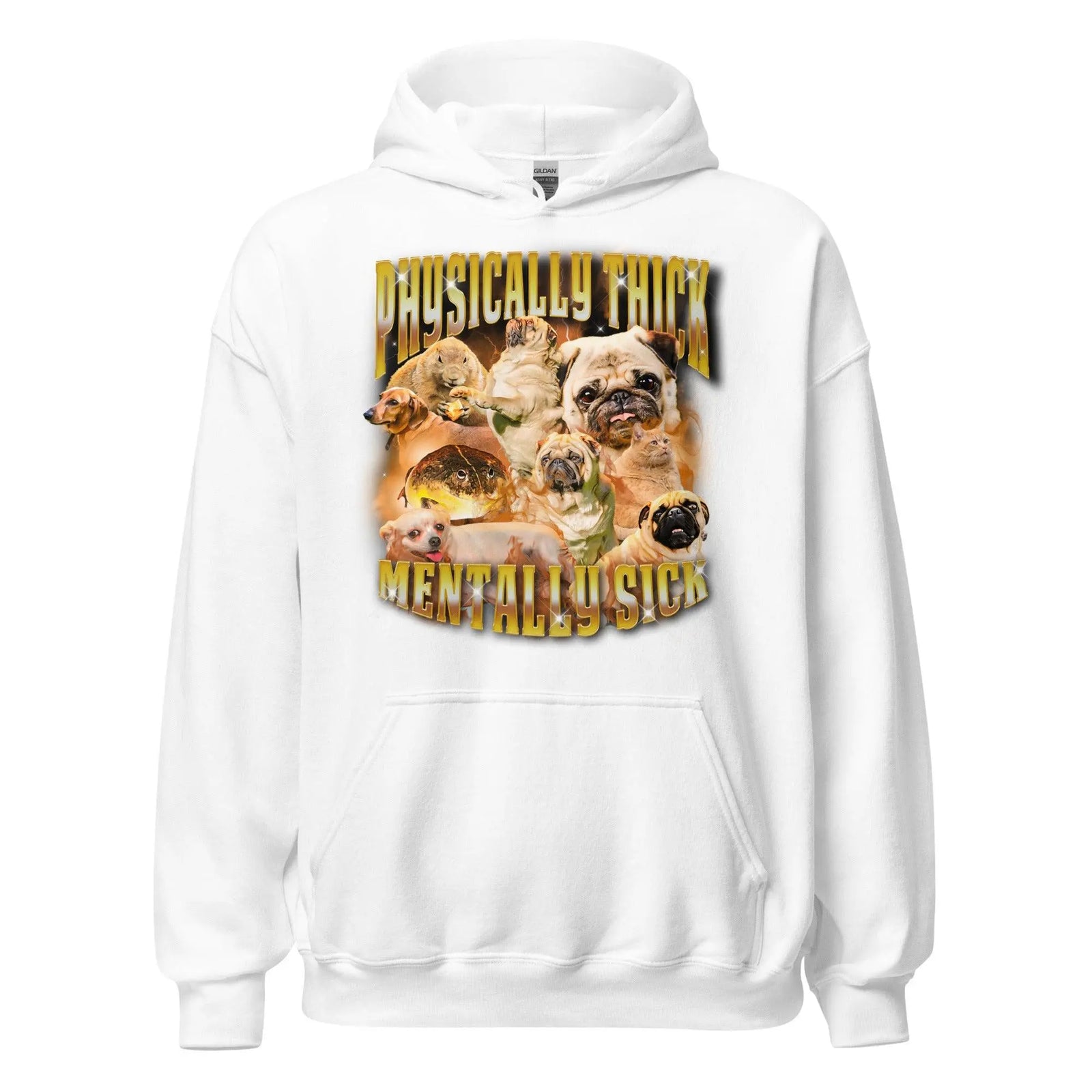 Physically Thick Mentally Sick Hoodie - Orbital Clothing