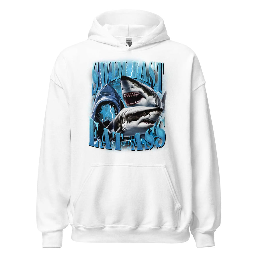 Swim Fast Eat Ass Hoodie - Orbital Clothing