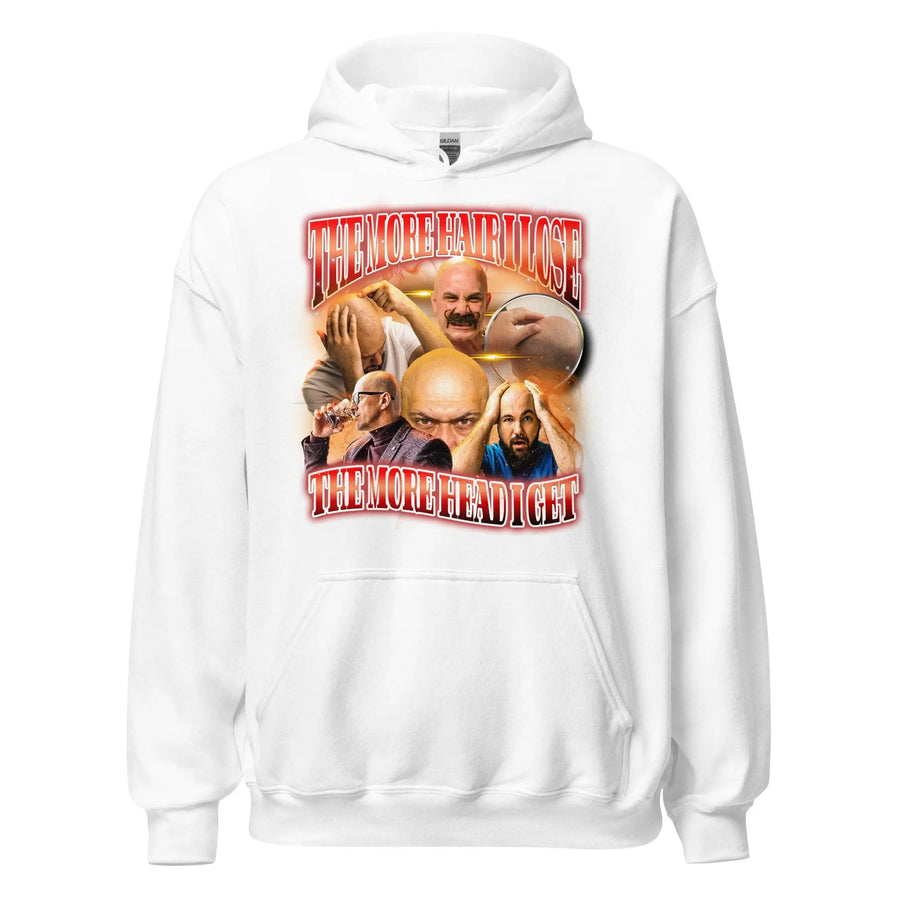 The more hair I lose the more head I get Hoodie - Orbital Clothing
