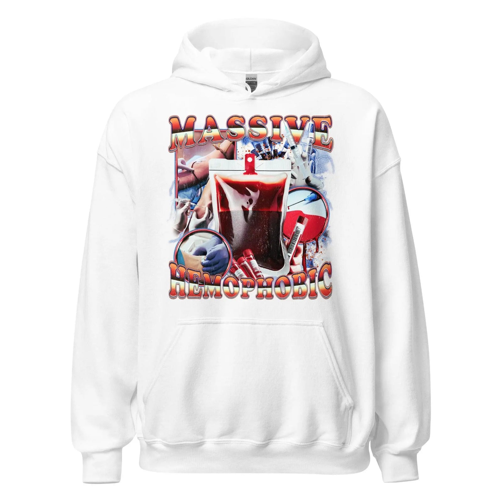 Massive Hemophobic Hoodie - Orbital Clothing