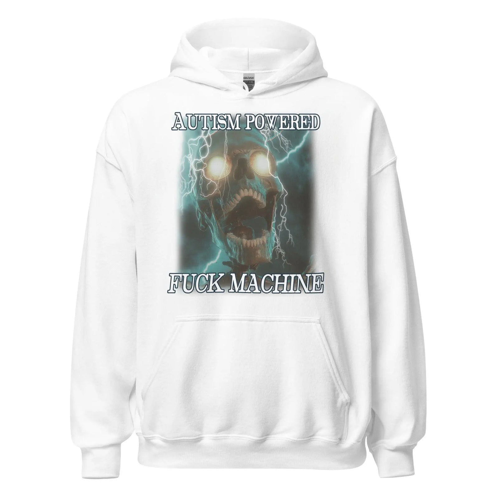 Autism Powered Fuck Machine Hoodie - Orbital Clothing