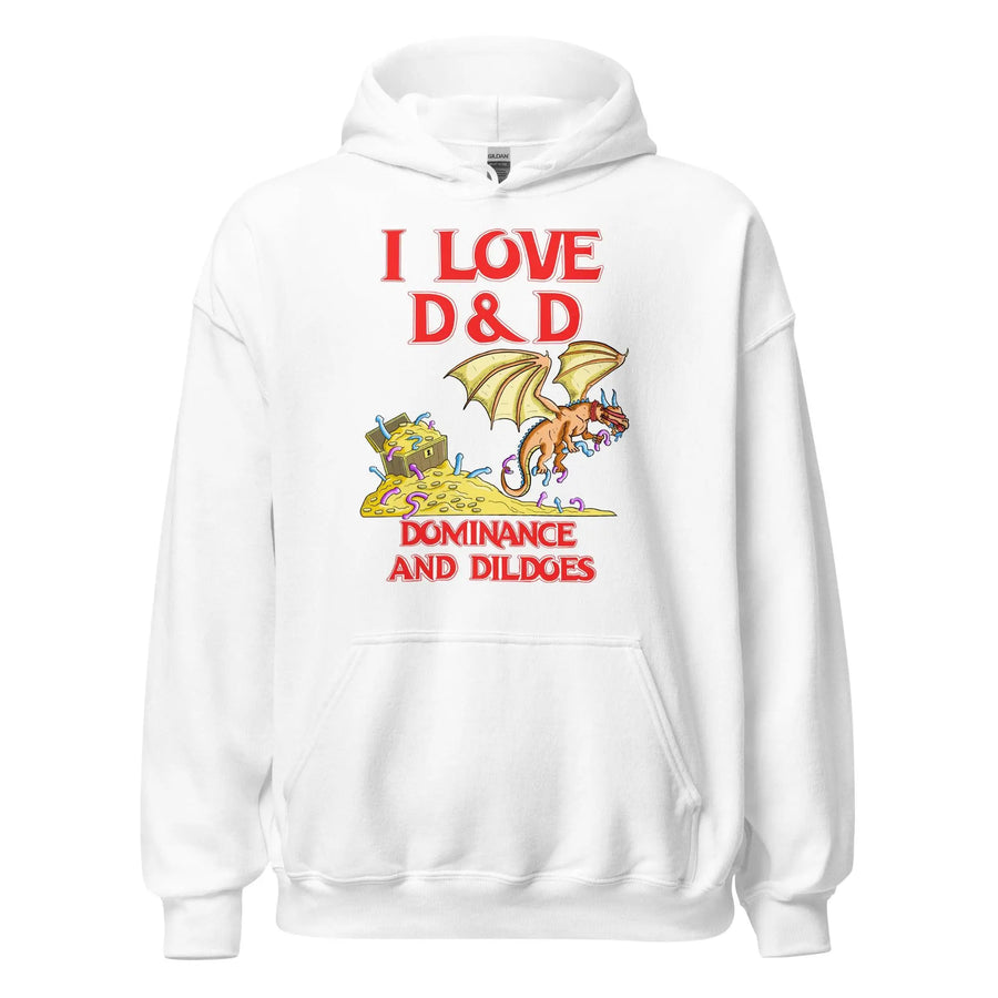 I Love D&D (Dominance and Dildoes) Hoodie - Orbital Clothing