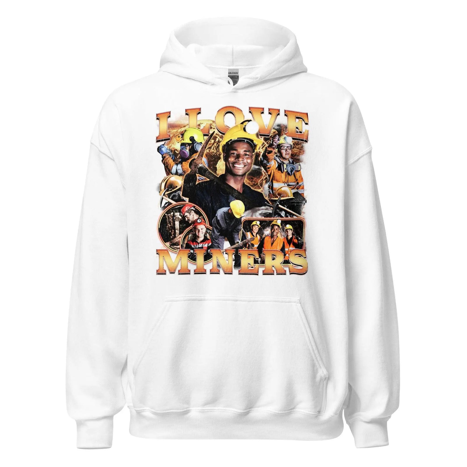 I Love Miners (Updated Design!) Hoodie - Orbital Clothing