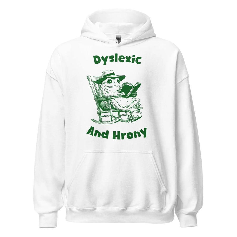 Dyslexic and Hrony Hoodie - Orbital Clothing