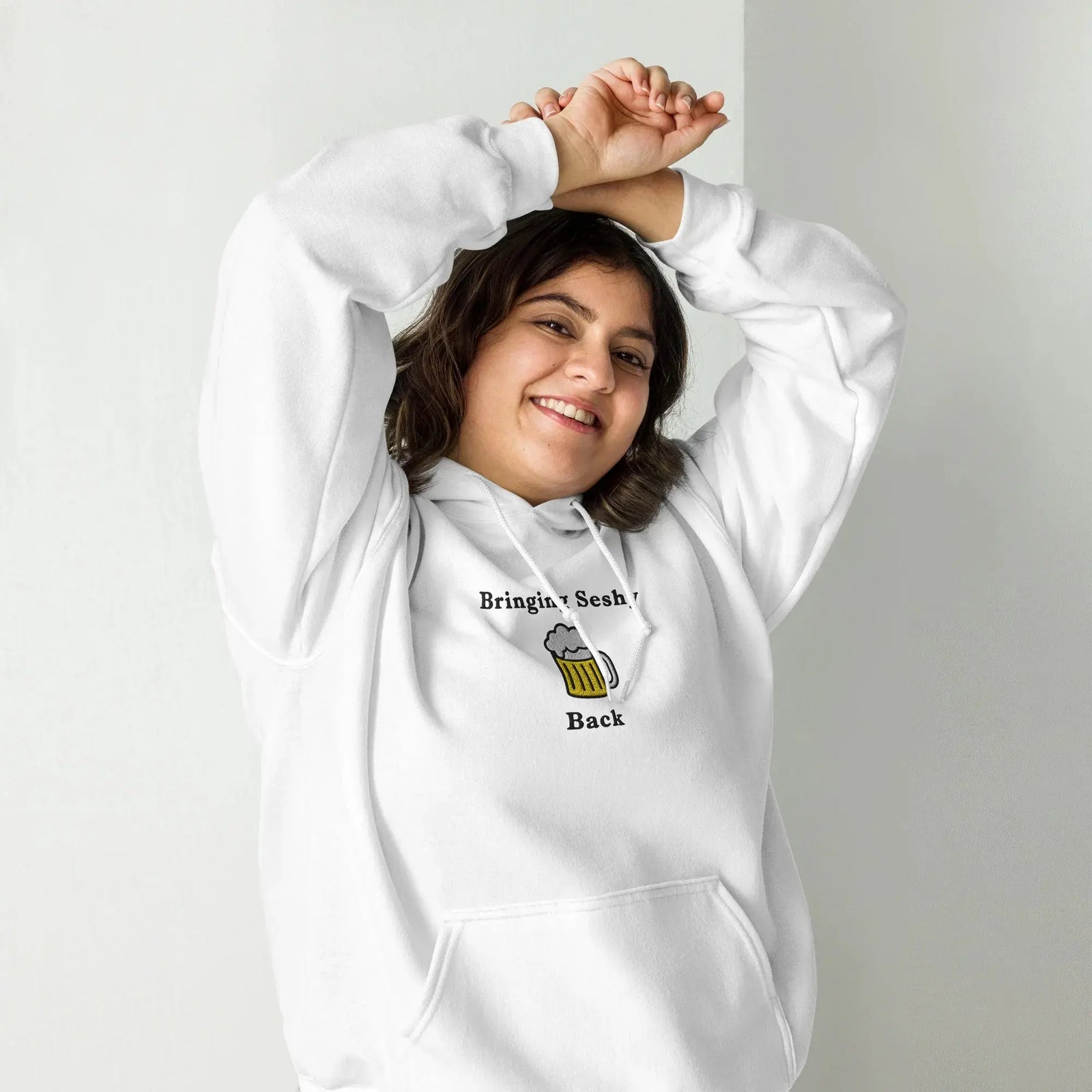 Bringing seshy back (embroidered) Hoodie - Orbital Clothing