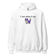 I am what I eat (embroidered) Hoodie
