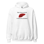 De lever is slecht en moet gestraft worden (geborduurd) Hoodie