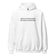 Born to circle back, forced to touch base (embroidered) Hoodie