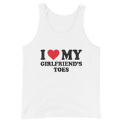I love my girlfriends toes Tank Top