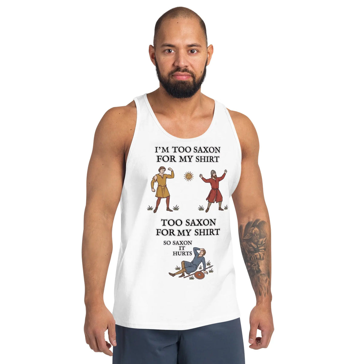 I'm Too Saxon For My Shirt Tank Top Orbital Clothing
