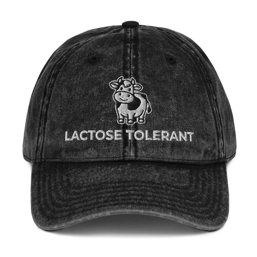 Lactose Tolerant Vintage Cotton Twill Cap - Orbital Clothing