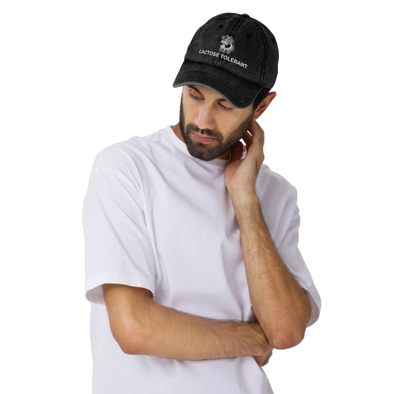 Lactose Tolerant Vintage Cotton Twill Cap - Orbital Clothing