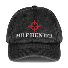 Milf Hunter Vintage Cotton Twill Cap