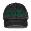 Cant Today Im Swamped Vintage Cotton Twill Cap