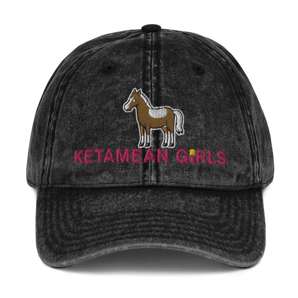 Ketamean Girls Vintage Cotton Twill Cap - Orbital Clothing