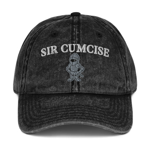 Sir Cumcise Vintage Cotton Twill Cap