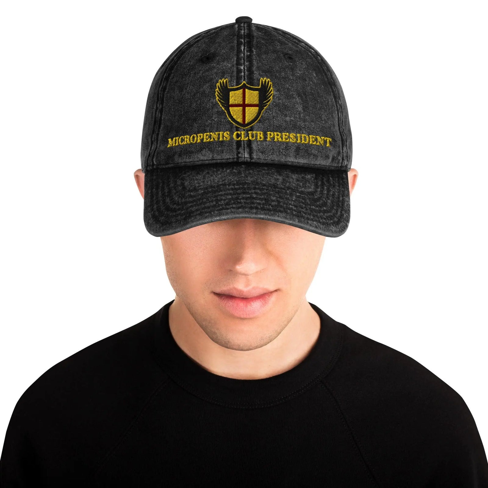 Micropenis Club President Vintage Cotton Twill Cap - Orbital Clothing