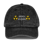 Send Nukes Vintage Cotton Twill Cap