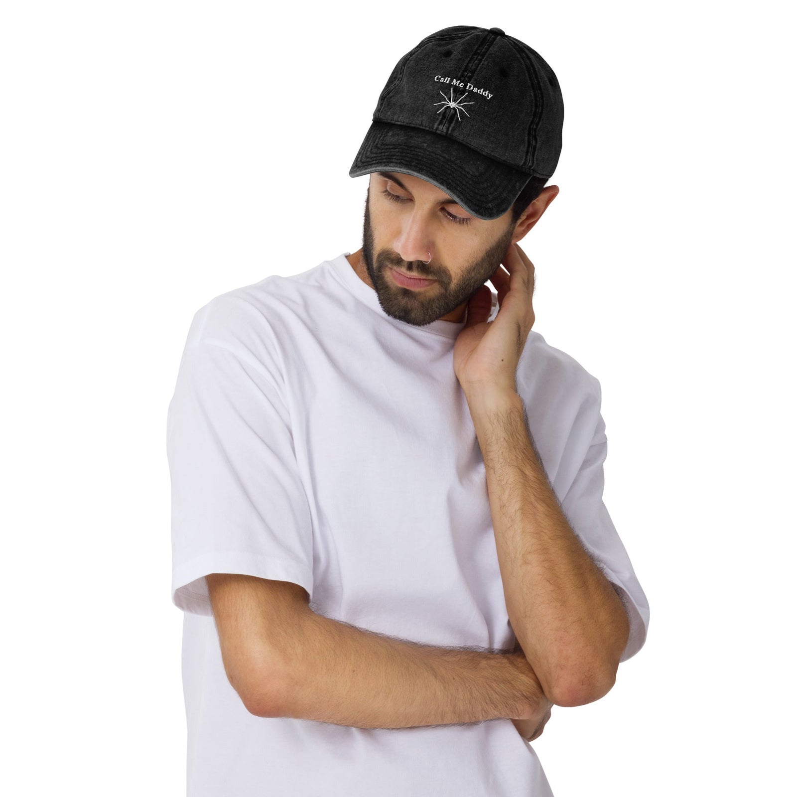 Call me Daddy Vintage Cotton Twill Cap Orbital Clothing