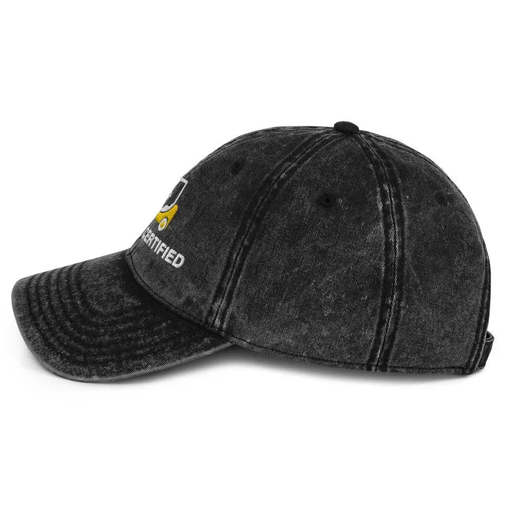 Forklift Certified Vintage Cotton Twill Cap - Orbital Clothing