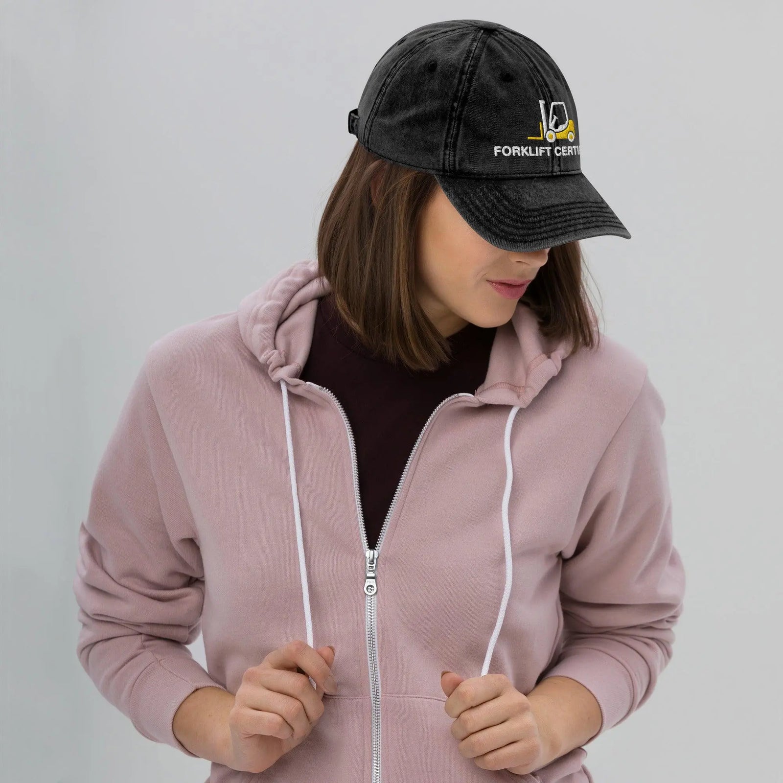 Forklift Certified Vintage Cotton Twill Cap - Orbital Clothing