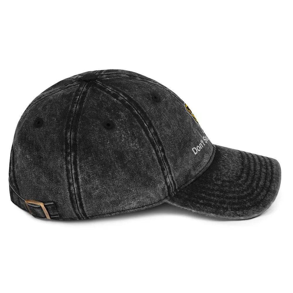 Dont Stop Retrieving Vintage Cotton Twill Cap - Orbital Clothing
