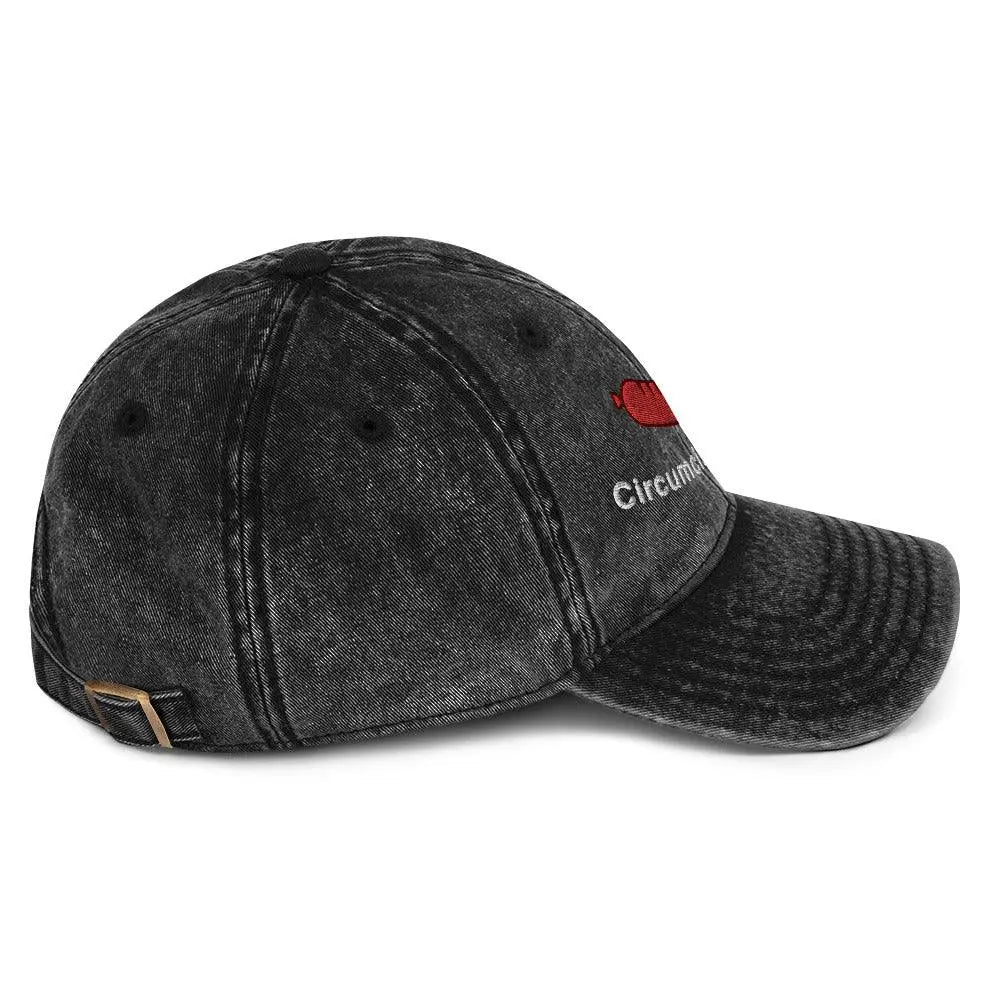 Circumcision Survivor Vintage Cotton Twill Cap - Orbital Clothing
