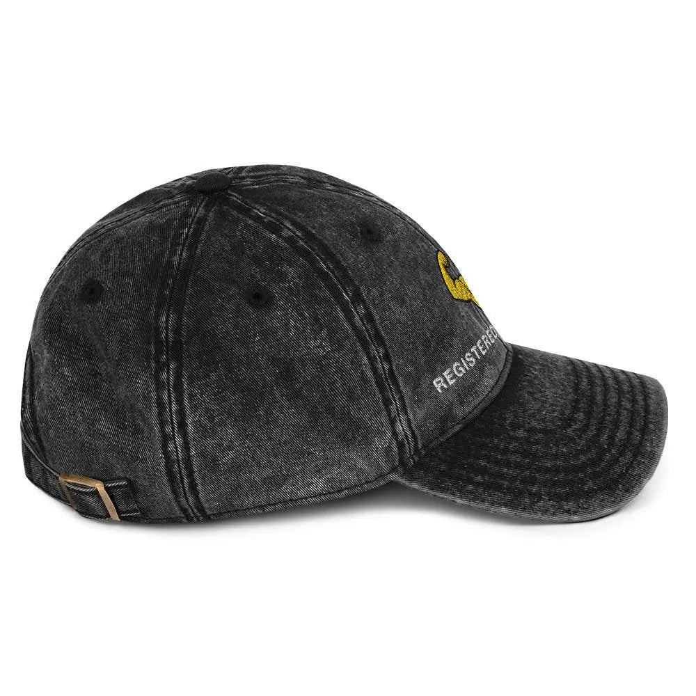 Registered Flex Offender Vintage Cotton Twill Cap - Orbital Clothing