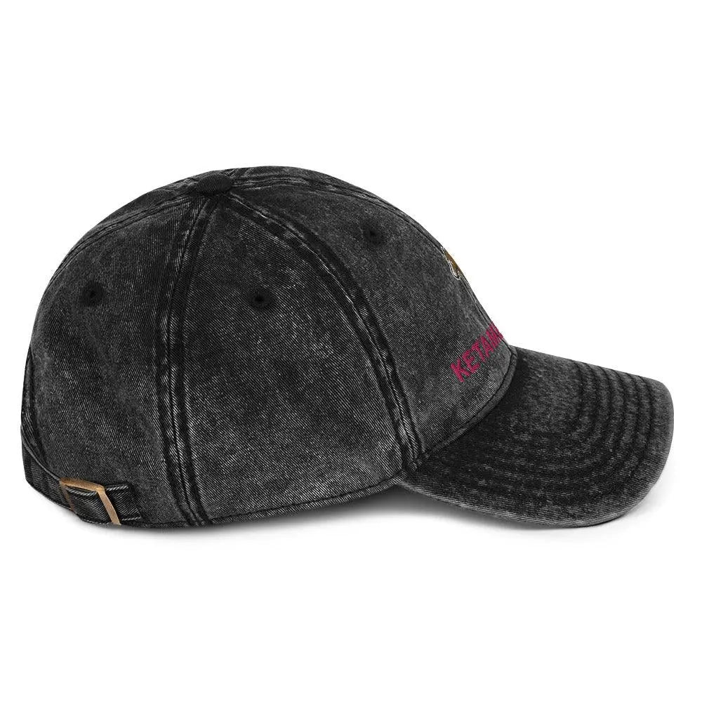Ketamean Girls Vintage Cotton Twill Cap - Orbital Clothing