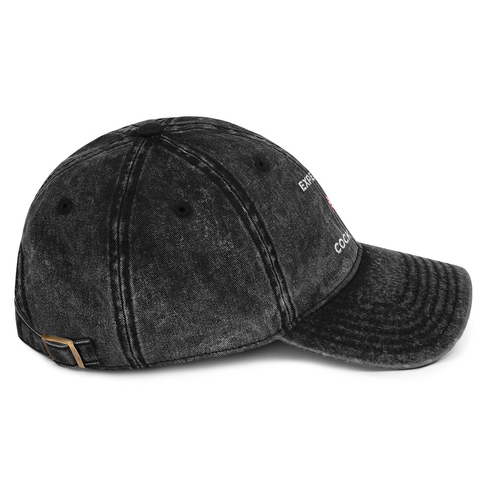 Experienced Cock Handler Vintage Cotton Twill Cap