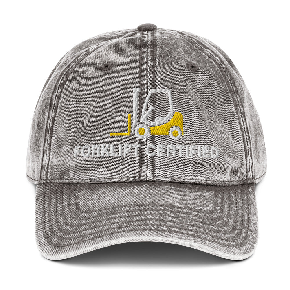 Forklift Certified Vintage Cotton Twill Cap