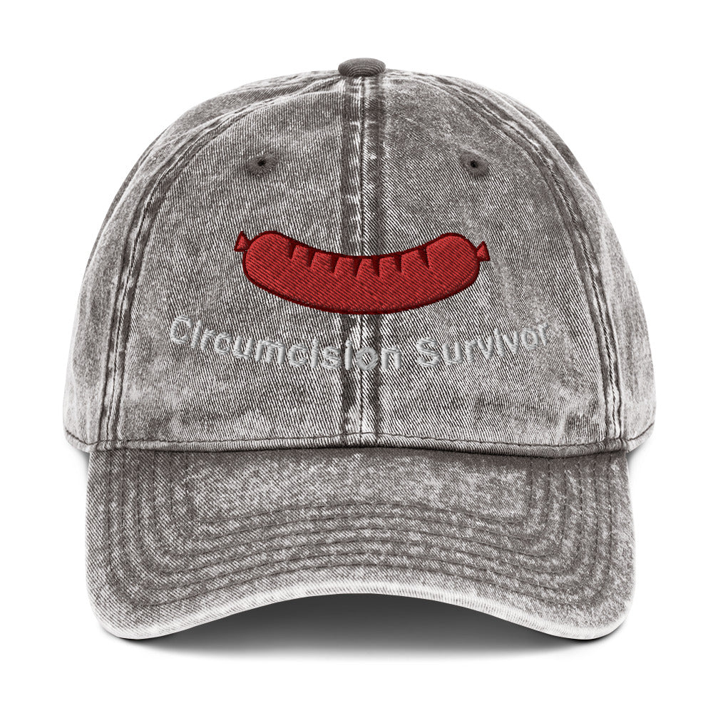 Circumcision Survivor Vintage Cotton Twill Cap