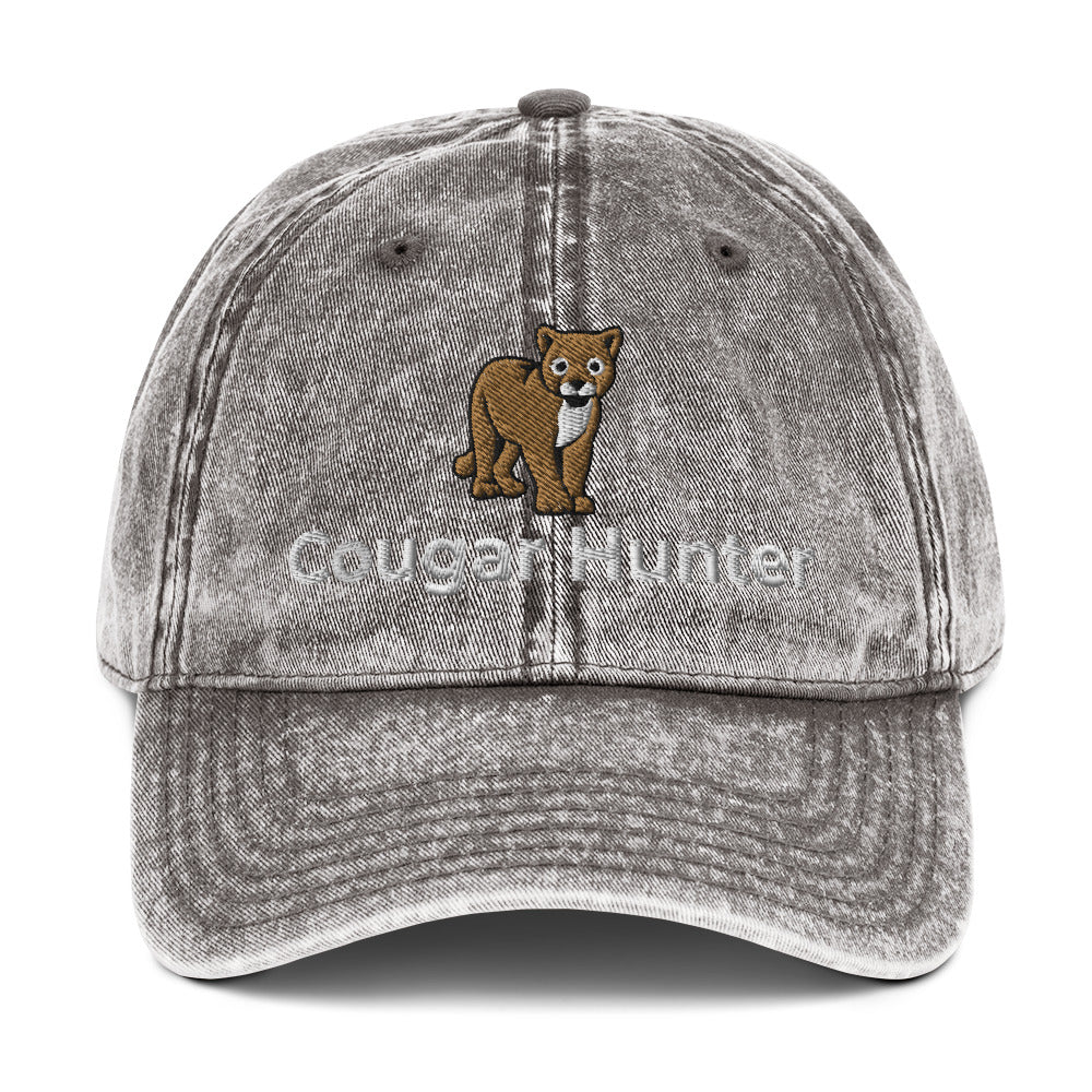 Cougar Hunter Vintage Cotton Twill Cap