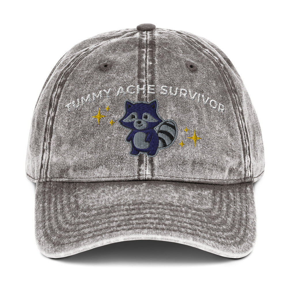 Tummy Ache Survivor Vintage Cotton Twill Cap