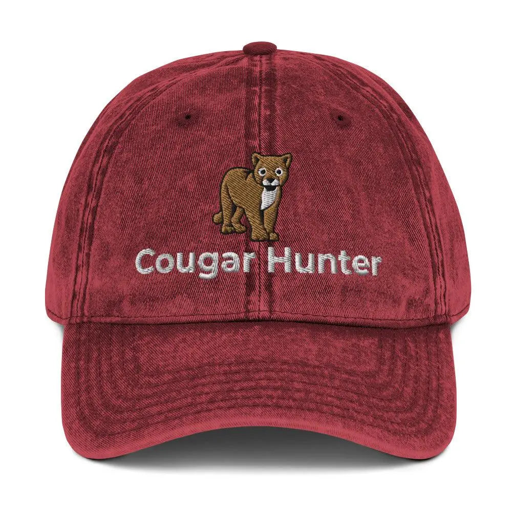 Cougar Hunter Vintage Cotton Twill Cap - Orbital Clothing
