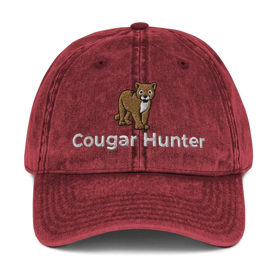Cougar Hunter Vintage Cotton Twill Cap - Orbital Clothing