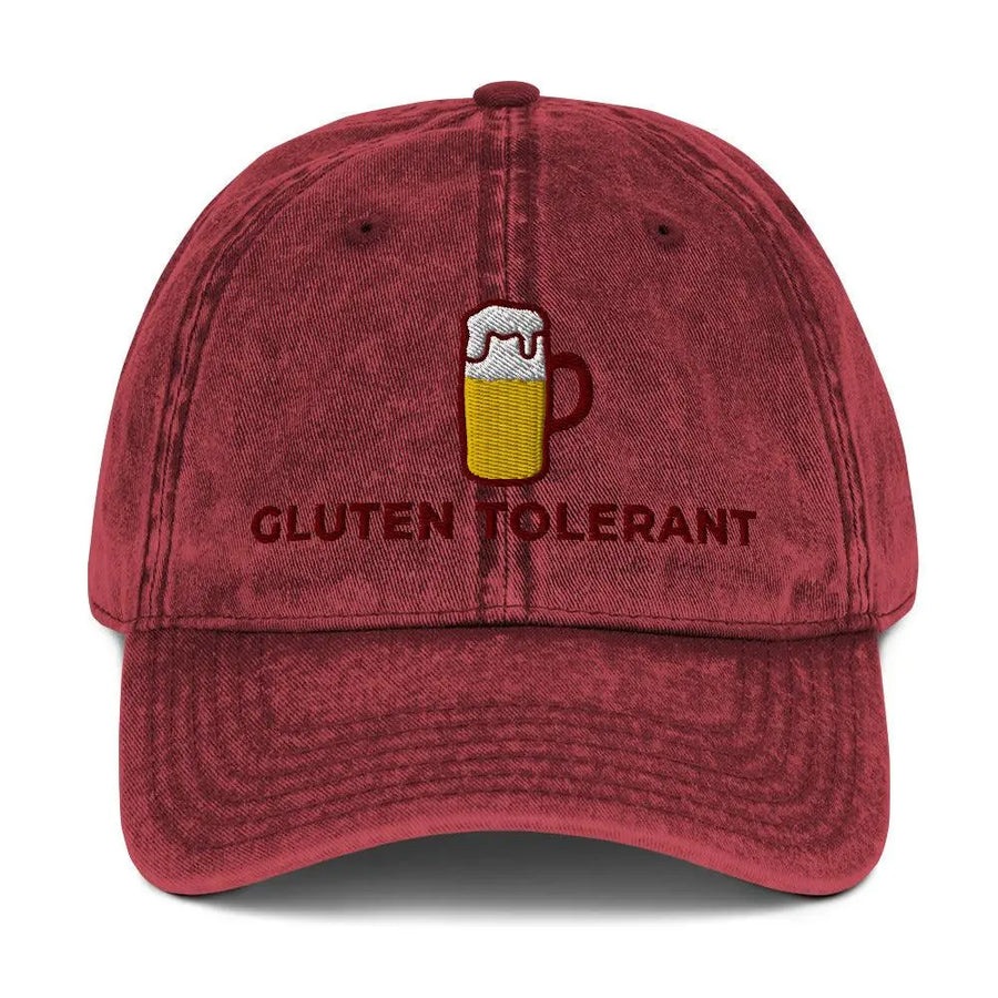 Gluten Tolerant Vintage Cotton Twill Cap - Orbital Clothing