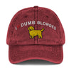 I heart Dumb Blondes Vintage Cotton Twill Cap