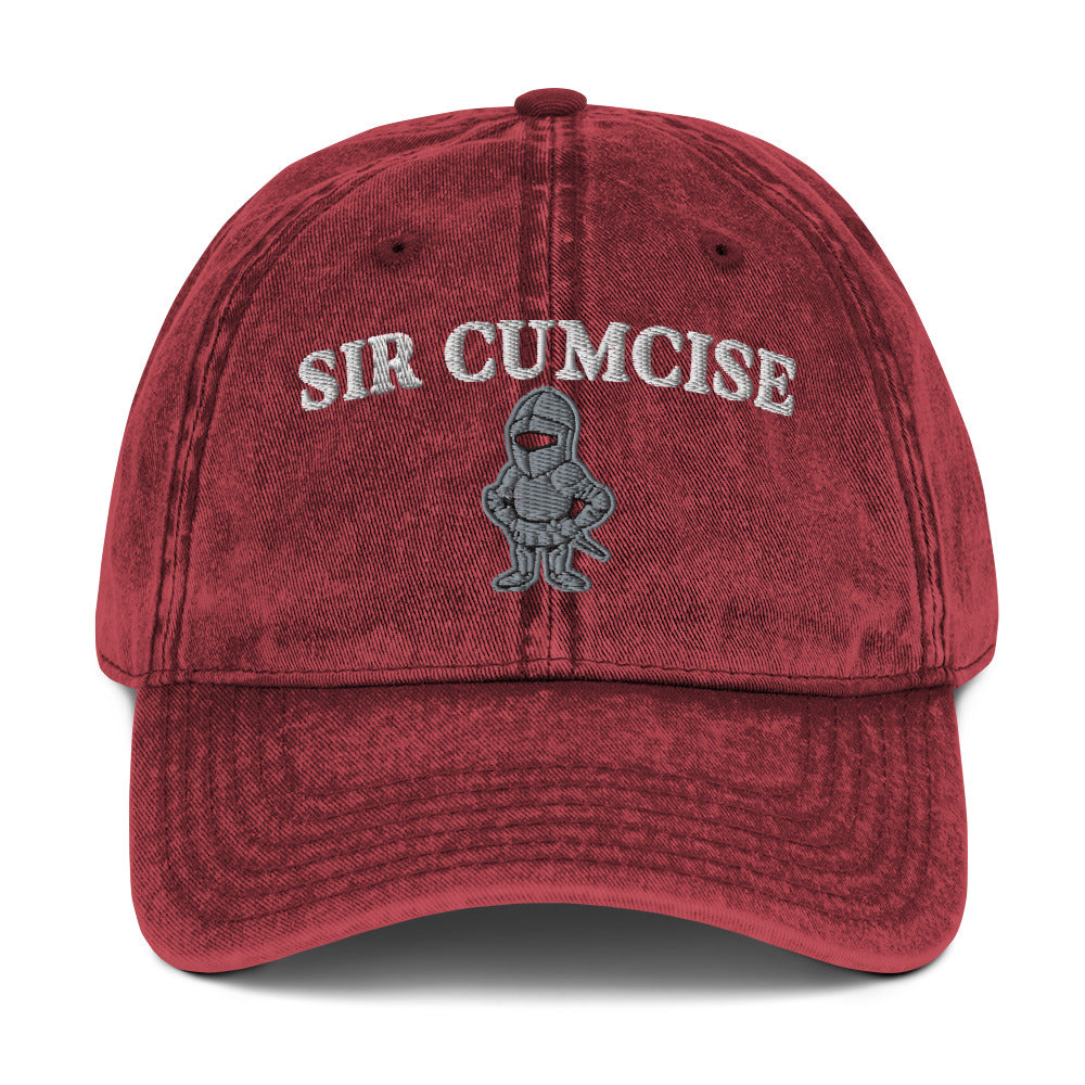 Sir Cumcise Vintage Cotton Twill Cap