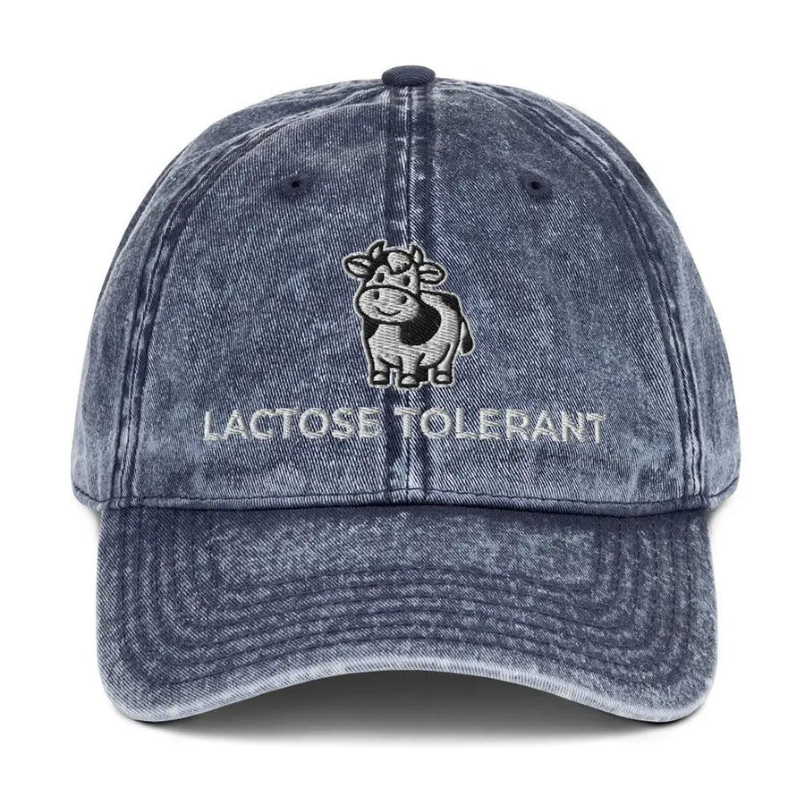 Lactose Tolerant Vintage Cotton Twill Cap - Orbital Clothing