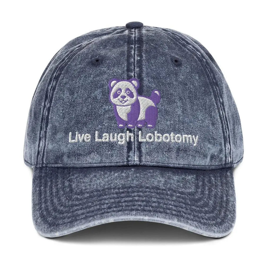 Live Laugh Lobotomy Vintage Cotton Twill Cap - Orbital Clothing