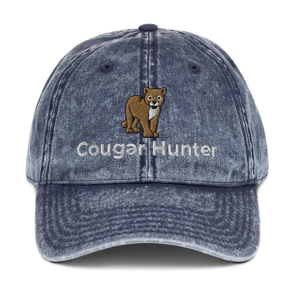 Cougar Hunter Vintage Cotton Twill Cap - Orbital Clothing